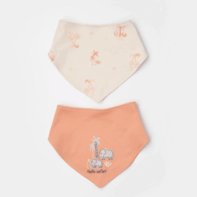 Bibaby Biorganic Hello Safari 2'Li Fular 75186 Ekru Kiremit