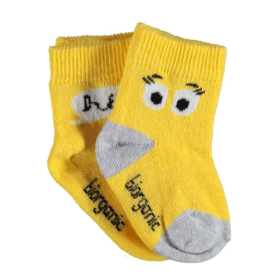 Çocuk Bibaby Biorganic Hi Kız 2'Li Çorap 68403 Sarı