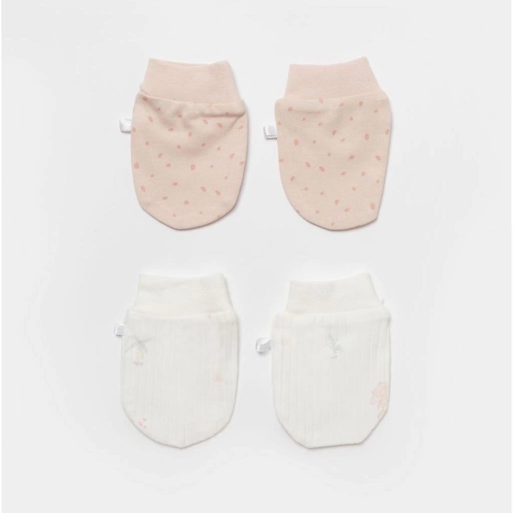 Bibaby Biorganic Koala Jungle 2'Li Bebek Eldiven 72220 Pembe