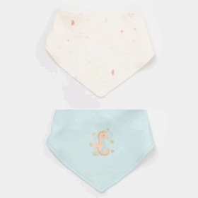 Bibaby Biorganic Save The Seahorse 2'Li Fular 75188 Bej-Mint