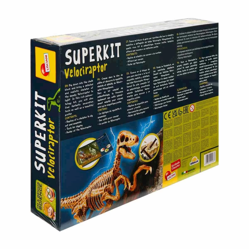Çocuk Bilim Seti Super Kit Velociraptor - Görsel 5
