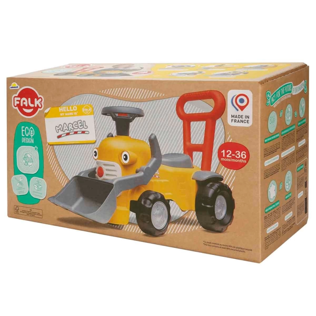 Çocuk Bingit İlk Araba Kepçe Sarı - Görsel 2