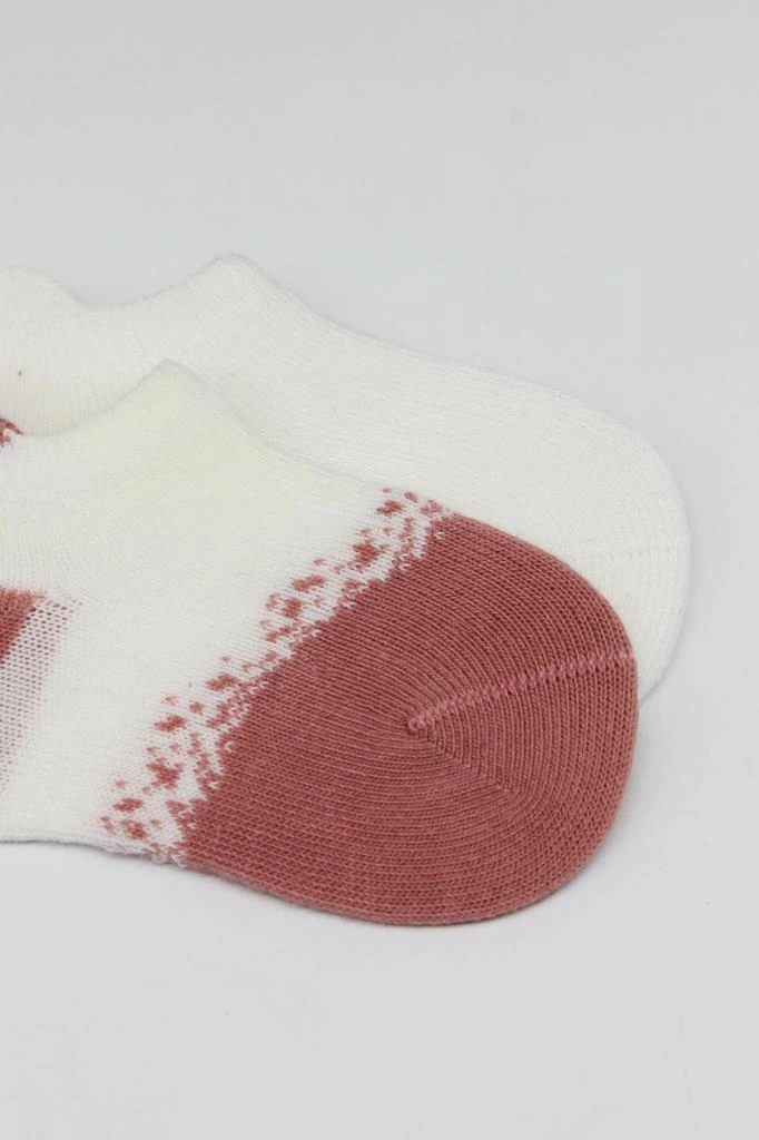 Eğitici Oyuncak Bistyle 2'Li Penye Sneakers Çorap BS20105 Ekru Pudra - Görsel 3