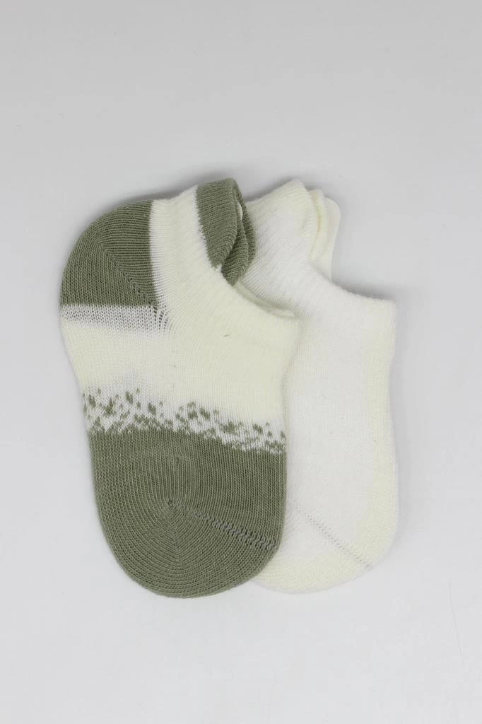 Eğitici Oyuncak Bistyle 2'Li Penye Sneakers Çorap BS20105 Nil Ekru - Görsel 4