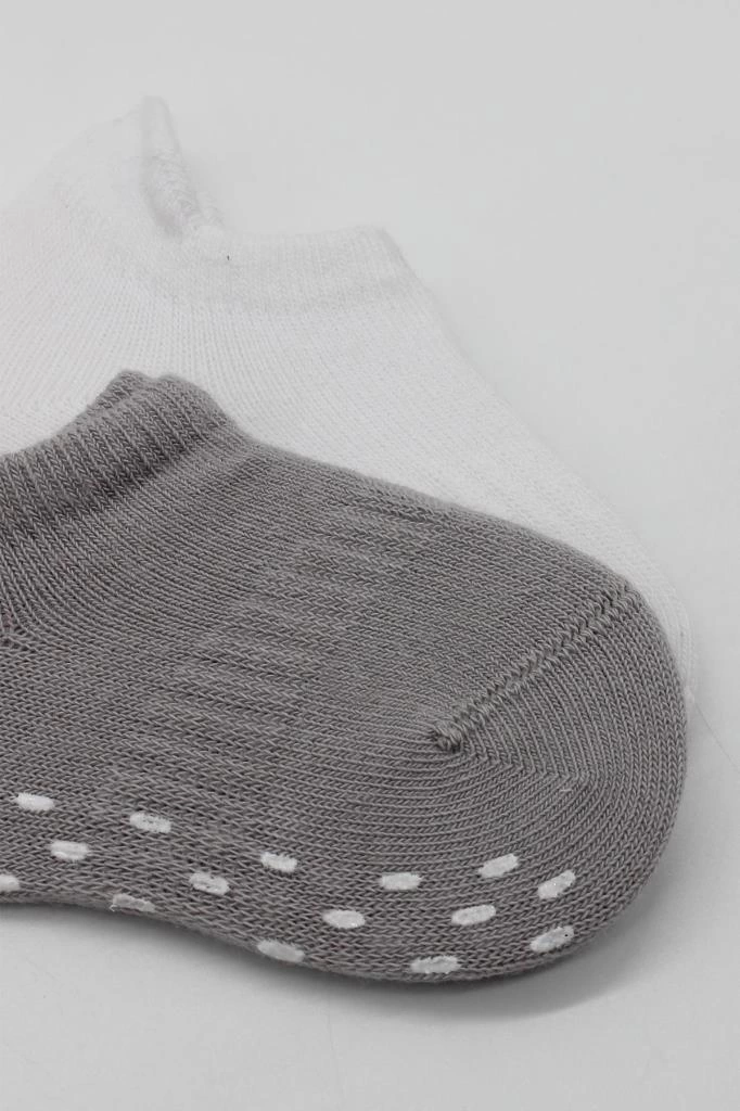 Eğitici Oyuncak Bistyle 2'Li Sneakers Kaymaz Colours Penye Çorap BS20104 Gri Beyaz - Görsel 3