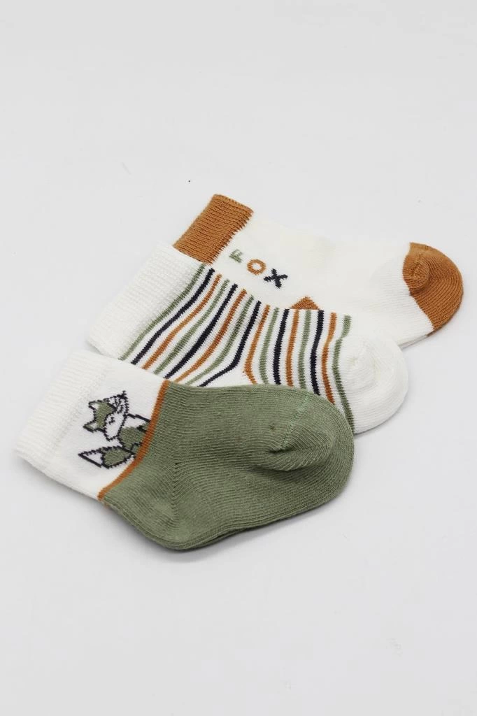 3'lü Penye Soket Çorap Nil Yumuşak Dokusuyla Konforlu Çocuk Çorabı - Görsel 4
