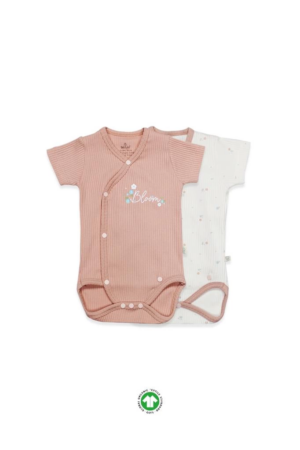 Eğitici Çocuk Bistyle Bloom Rose 2'li Yarım Kol Badi 17119 Ekru Gül Kurusu