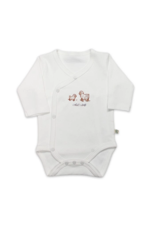 Eğitici Çocuk Bistyle Curly Lamb Uzun Kol Kravuze Body 17111 Bej Mavi Ekru