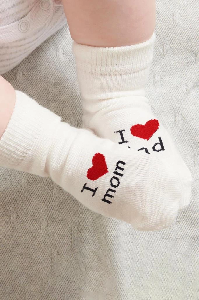 Mom Dad 3'lü Penye Soket Çorap Ekru Aile İçin Uyumlu Ve Şık Seçenek - Görsel 3