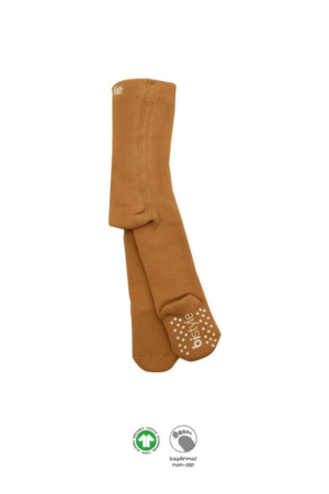 Eğitici Oyuncak Bistyle Tekli Kaymaz Mix Havlu Külotlu Çorap BS50501M Hardal