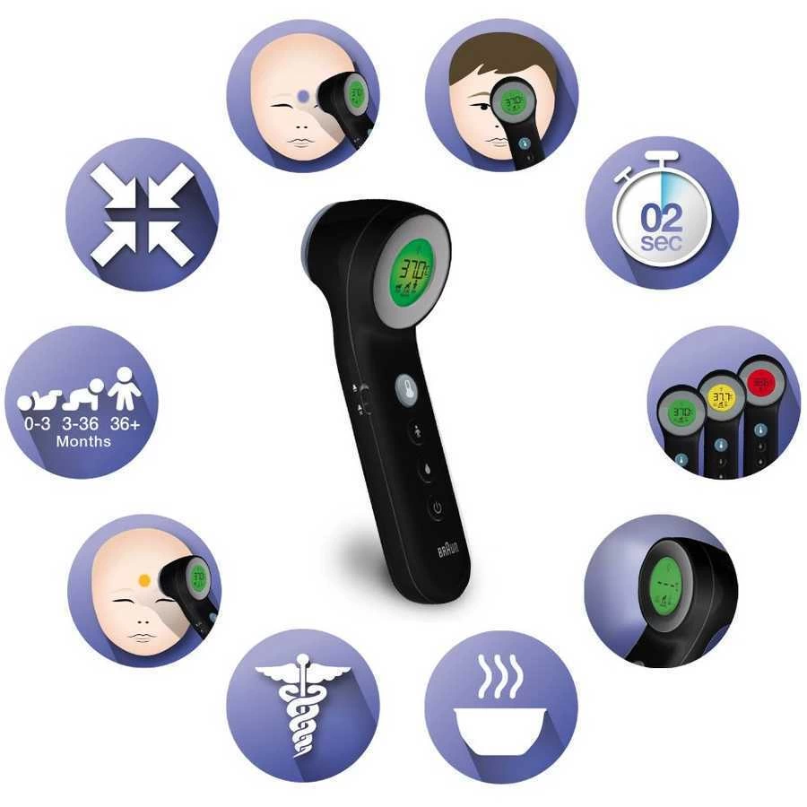 Çocuk BNT400BWE Black Edition Ateş Ölçer - Görsel 5