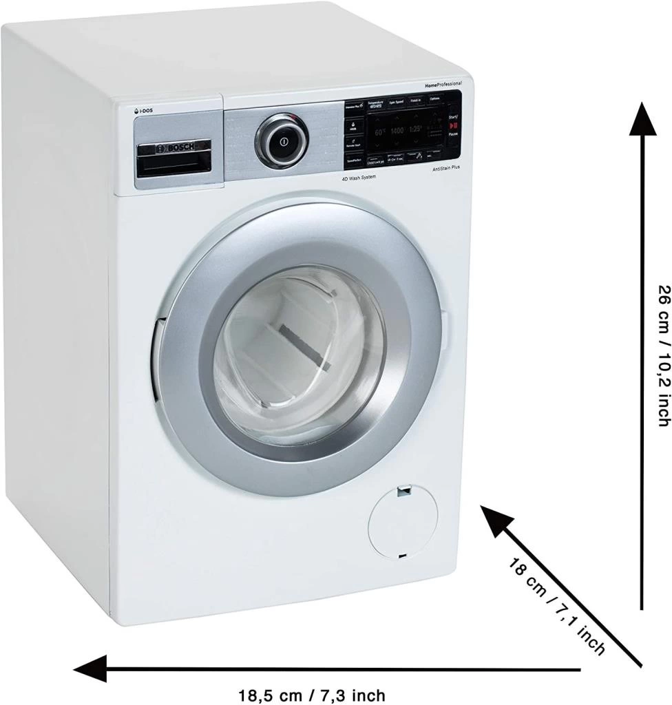 Çocuk Bosch Oyuncak Sesli Işıklı Çamaşır Makinesi - Görsel 5