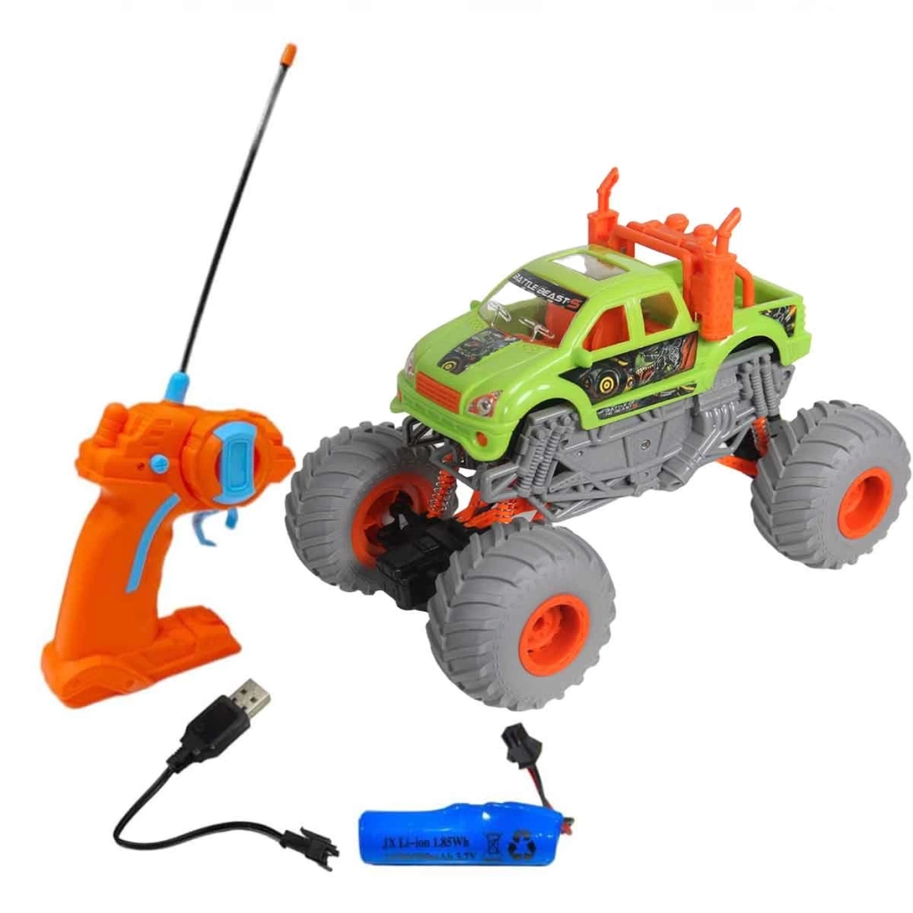 Bouncing Monster Uzaktan Kumandalı Şarjlı Işıklı Arazi Aracı - Görsel 2