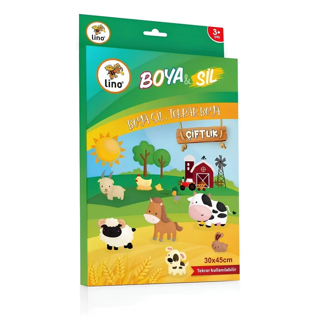 Boya Sil Aktivite Matı Çiftlik - Görsel 2