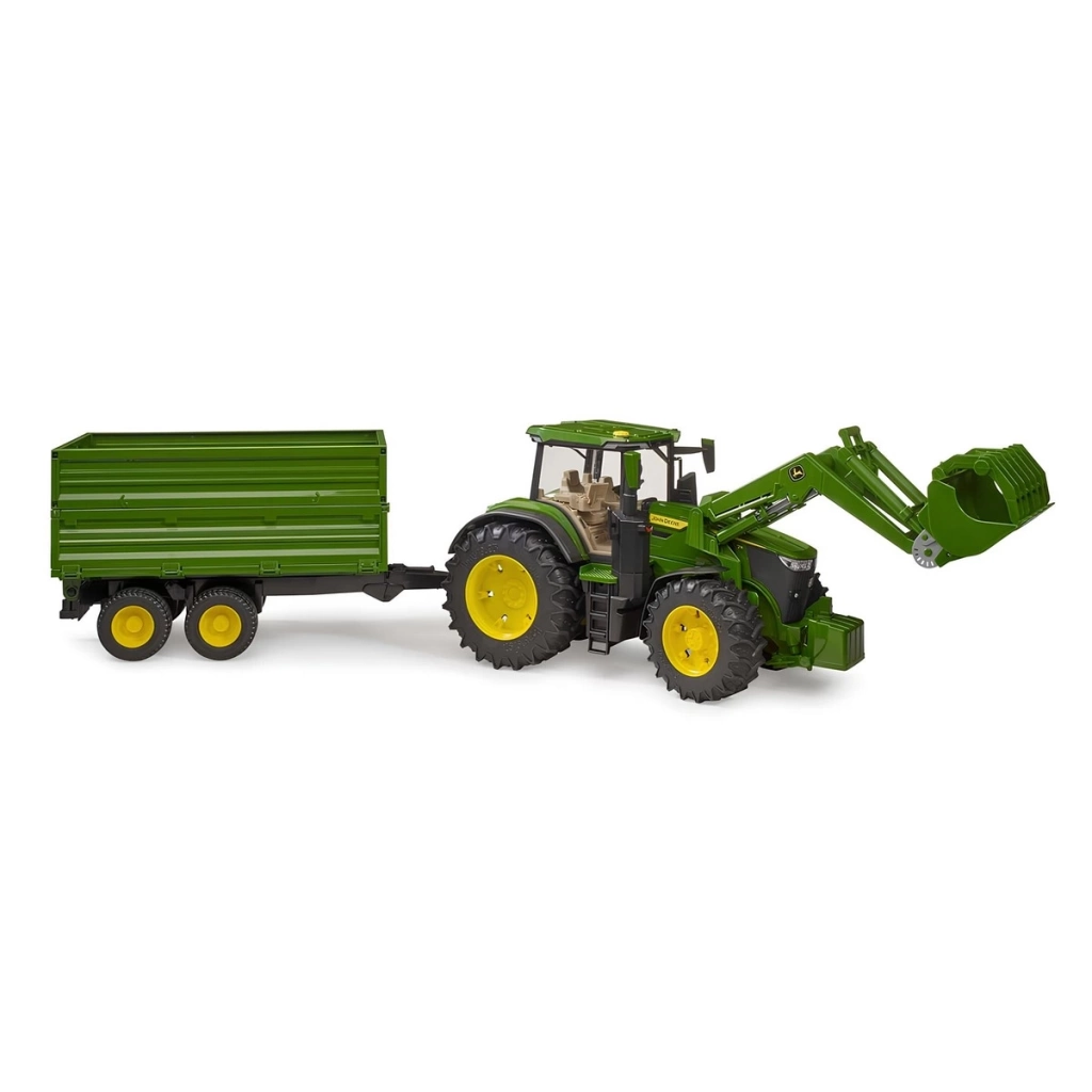 Bruder John Deere 7R 350 Kepçeli Traktör Ve Römork BR03155 - Görsel 3