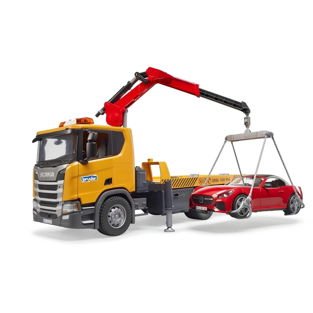 Bruder Scania 560R Çekici Ve Roadster Araba BR03552 - Görsel 2