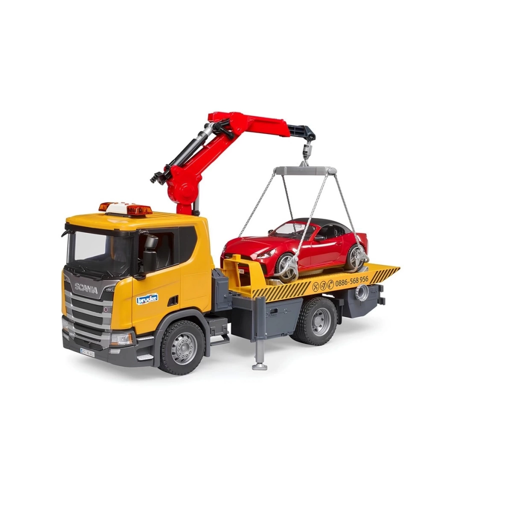 Bruder Scania 560R Çekici Ve Roadster Araba BR03552 - Görsel 4