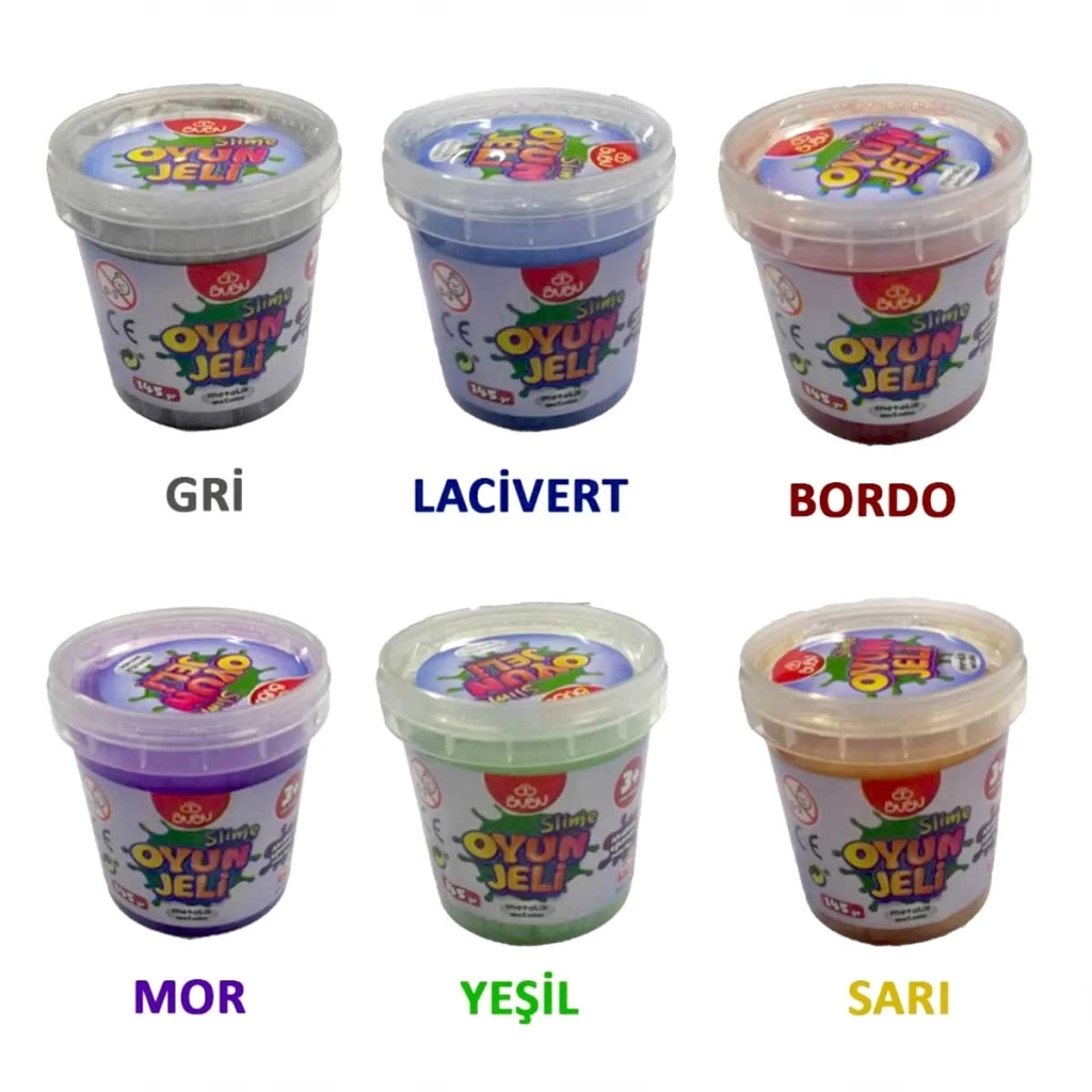 Bu-Bu Metalik 145 Gr. Oyun Jeli Slime - Görsel 2