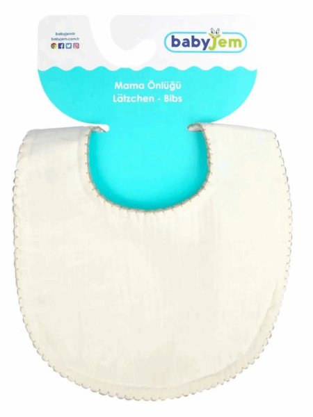 Çocuk Bürümcük Müslin Önlük 811 Ekru