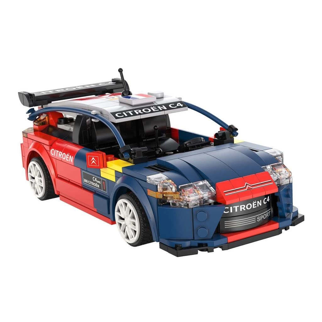 Cada 2008 Citroen C4 WRC Blok Seti 329 Parça WRC Arabası Yapımı - Görsel 3