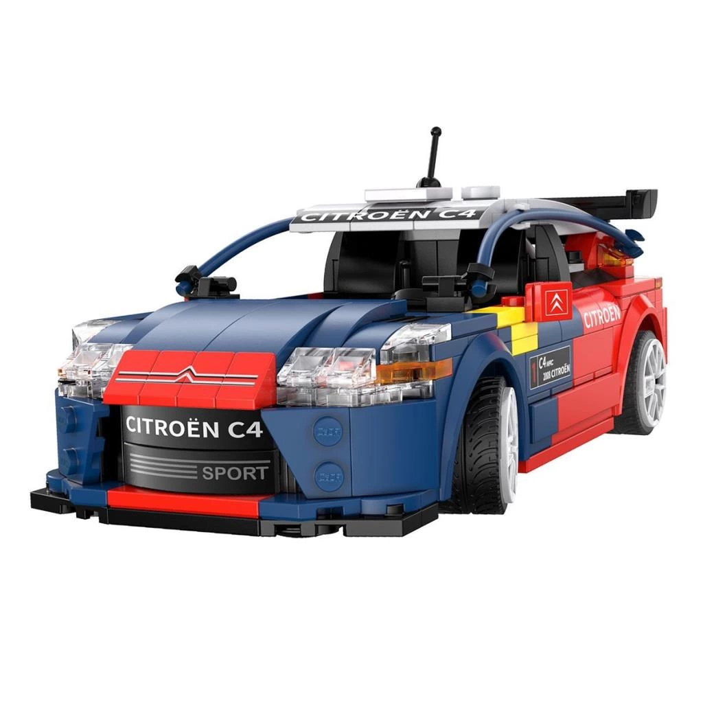 Cada 2008 Citroen C4 WRC Blok Seti 329 Parça WRC Arabası Yapımı - Görsel 4