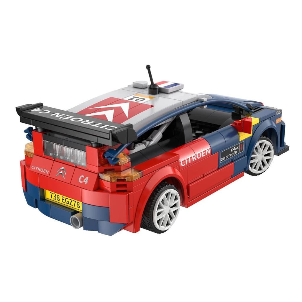 Cada 2008 Citroen C4 WRC Blok Seti 329 Parça WRC Arabası Yapımı - Görsel 5