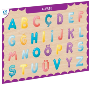 Eğitici Oyuncak CAAHS-3208 CA GAMES AHŞAP ALFABE BUL-TAK