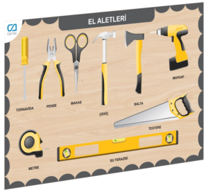 Eğitici Oyuncak CAAHS-3210 CA GAMES AHŞAP EL ALETLERİ BUL-TAK