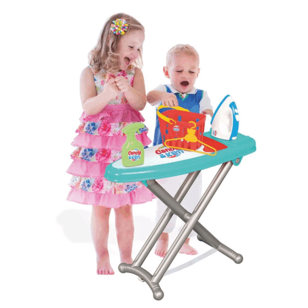 Çocuk Candy & Ken Ütü Masası Oyuncak Seti - Görsel 2