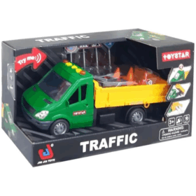 Canem Sesli Işıklı Sürtmeli Trafik Setli Kamyon 666-65P