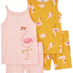 Carter's Kız Bebek 4'Lü Pijama Set 1Q515010 Karışık Renkli
