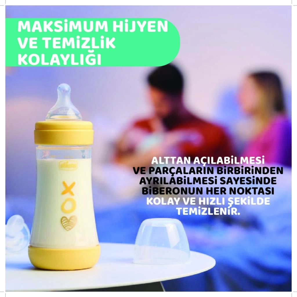 Chicco Perfect 5 Antikolik Biberon PP 240 ml Girl - Görsel 2