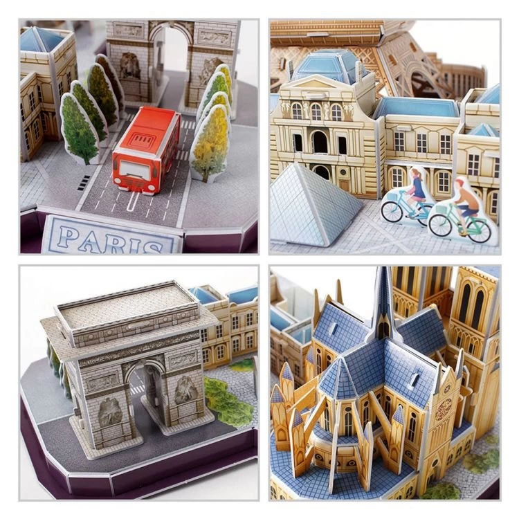 City Line Paris 3D Puzzle 114 Parça - Görsel 3