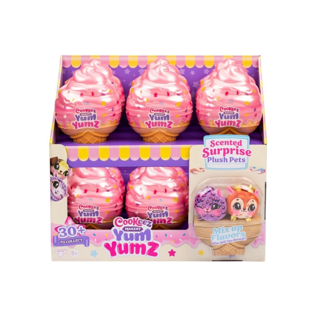 Eğitici Çocuk CKE05000 Cookeez Makery Yum Yumz Dondurma İkili Paket Kokulu Peluş - Görsel 4