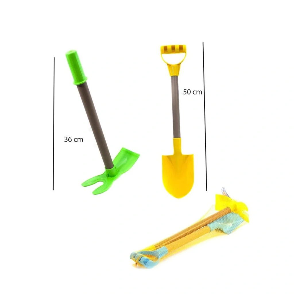 Eğitici Oyuncak CN2055AB İkili Bahçe Seti Kazma- Kürek -Halitcan - Görsel 2