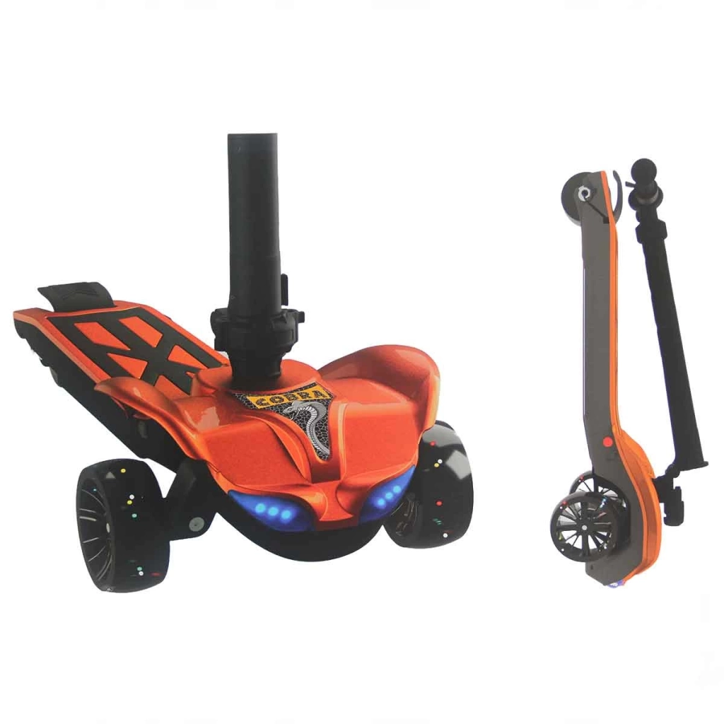 Cobra Elektrikli Scooter Turuncu - Görsel 5