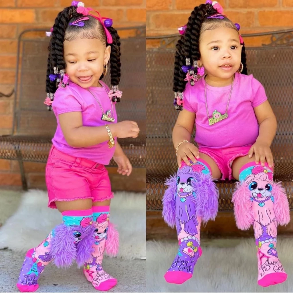 Çocuk Coco in Paris Çorap 3 - 5 Yaş - Görsel 5