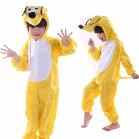 Çocuk Çocuk Köpek Kostümü 2-3 Yaş 80 cm