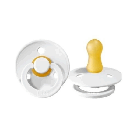Kauçuk Emzik 0-6 Ay White Bebek İçin Doğal ve Sağlıklı Kauçuk Emzik