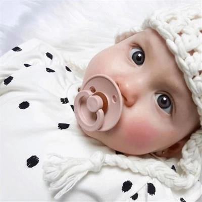 Eğitici Çocuk Colour Kauçuk Emzik 6-18 Ay Blush - Görsel 2