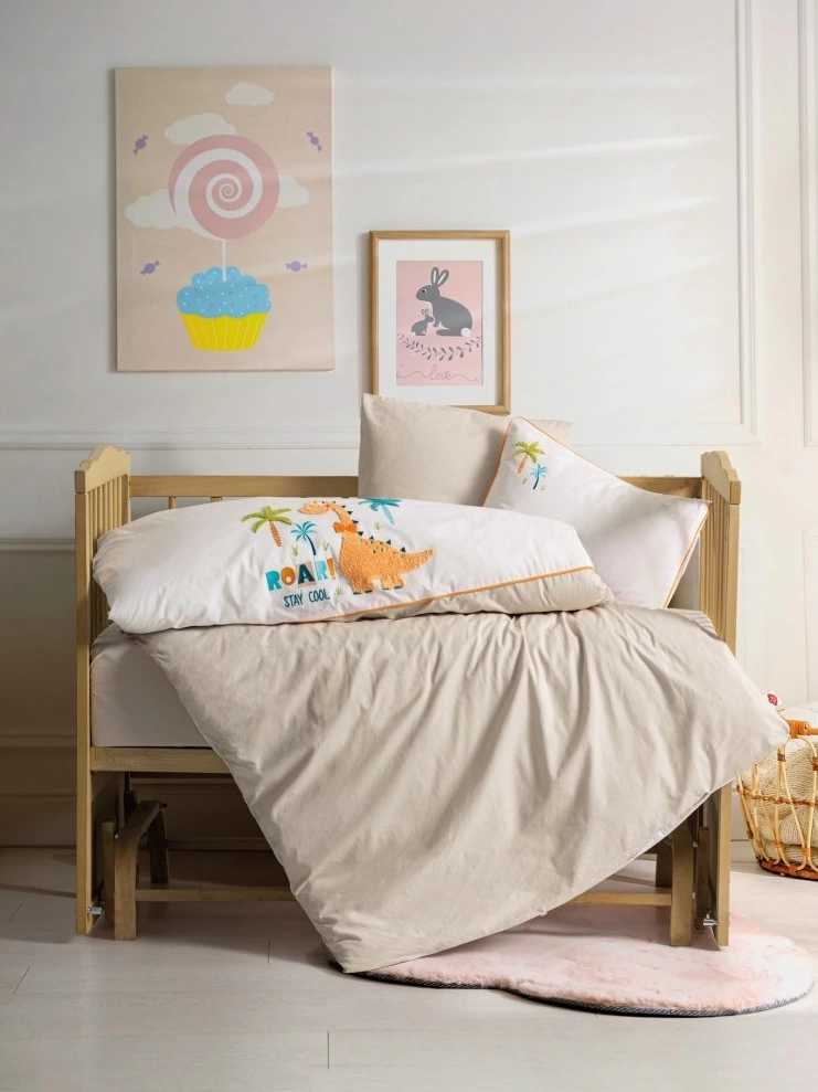 Eğitici Oyuncak Cotton Box Punch Nakışlı Bebek Nevresim Takımı Kiddo