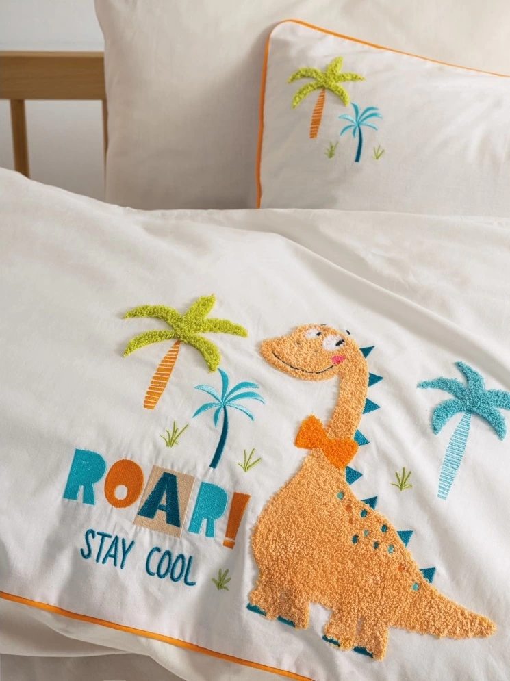 Eğitici Oyuncak Cotton Box Punch Nakışlı Bebek Nevresim Takımı Kiddo - Görsel 2