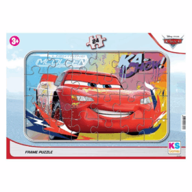 Çocuk CR 704 Cars Frame Puzzle 24 Parça