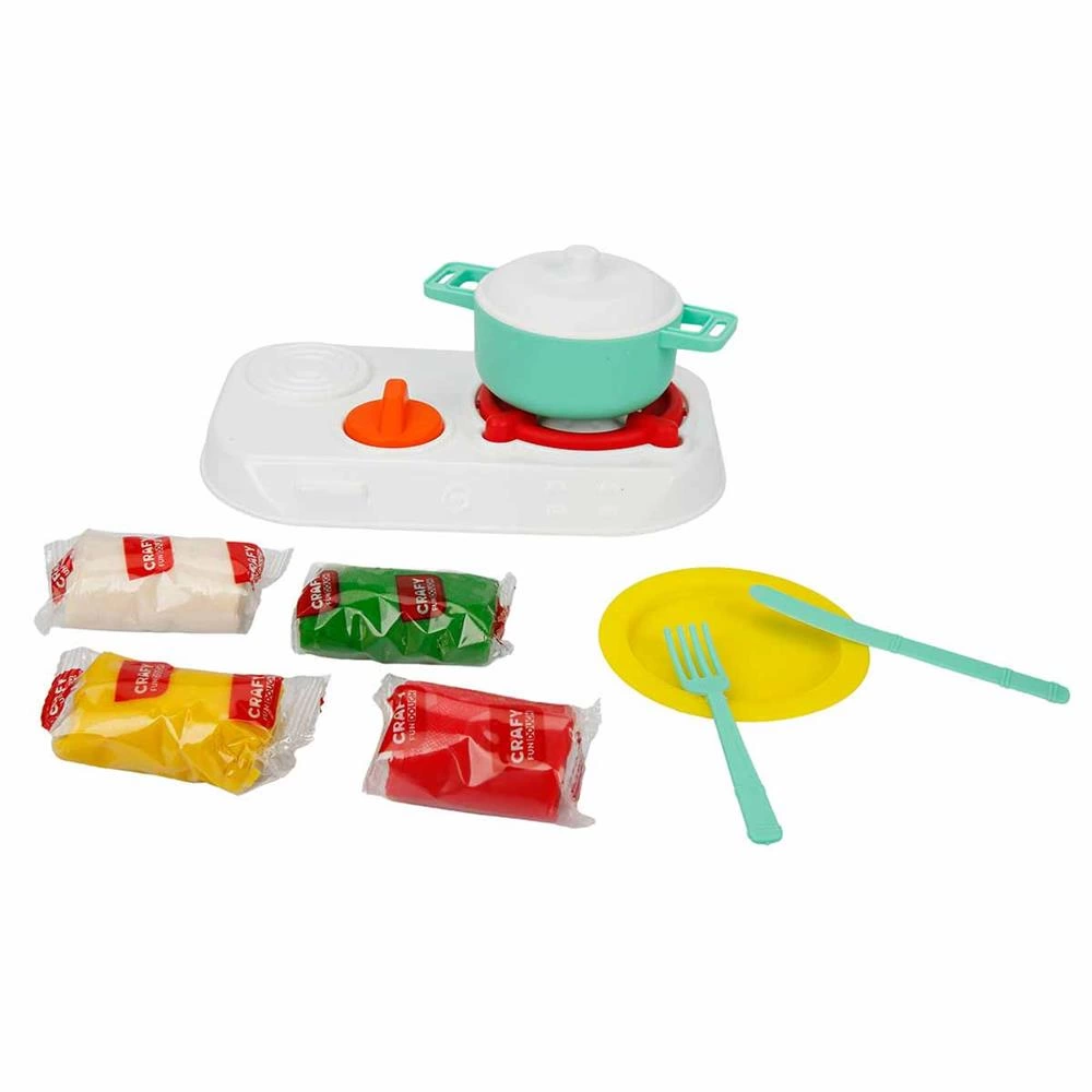 Çocuk Crafy Sevimli Mutfak 200 g 10 Parça - Görsel 2