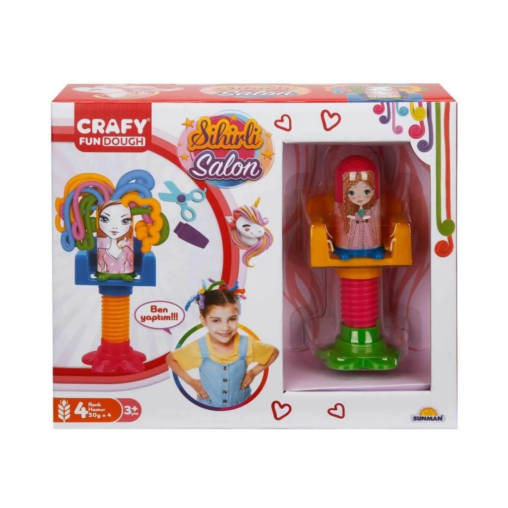 Çocuk Crafy Sihirli Salon Oyun Hamur Seti - Görsel 5