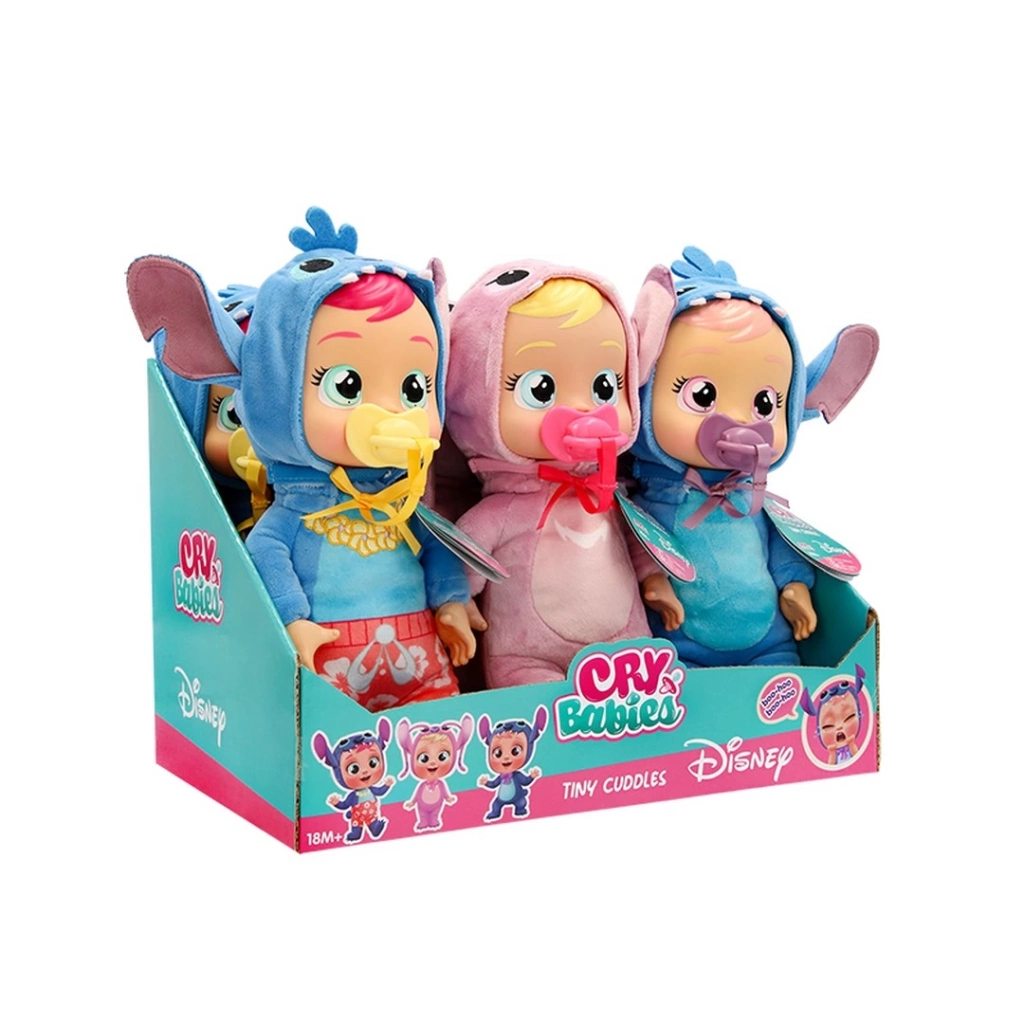 Eğitici Oyuncak Cry Babies Ağlayan Yumuş Stitch - Görsel 3