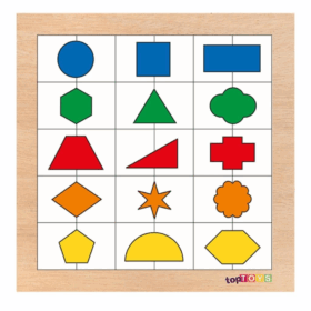 Çocuk CS-7020/27 Chiva, Resimleri Şekille, Sırala, Sayma  7021-7022-7027