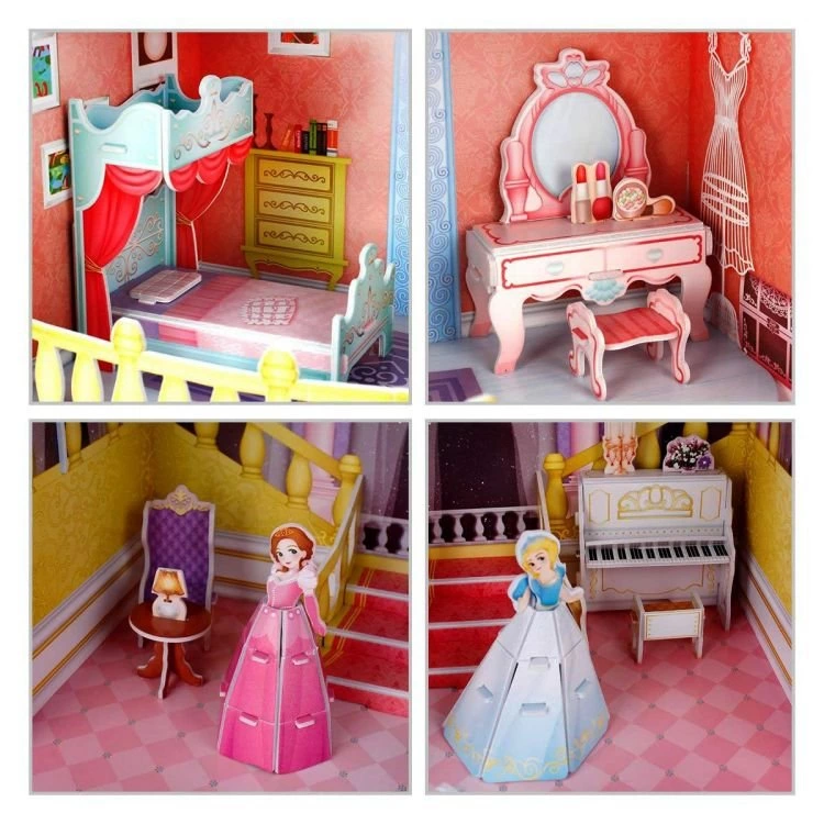 Çocuk CubicFun Peri Masalı Şatosu 3D Puzzle - Görsel 3