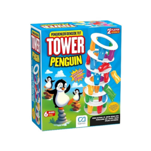 Eğitici Oyuncak Curious & Genius Penguen Tower Denge Oyunu