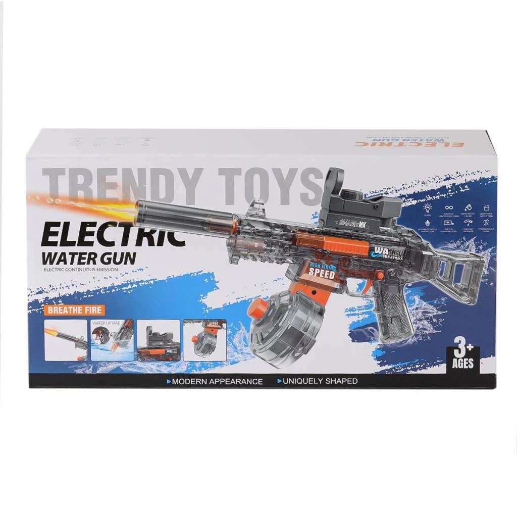 Şarjlı su tabancasıyla açık hava etkinliği ve hareketli oyun keyfi